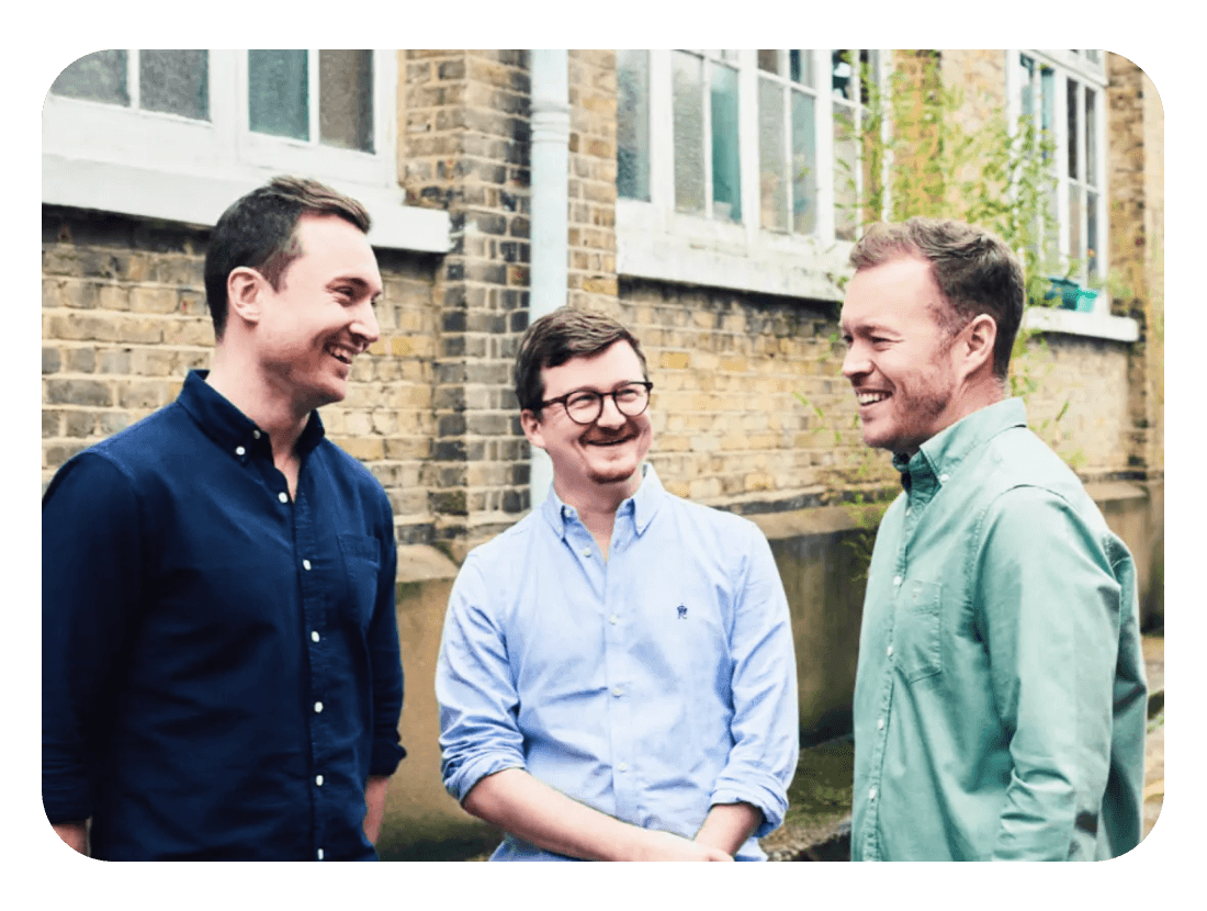 A photo of the three Penfold founders
